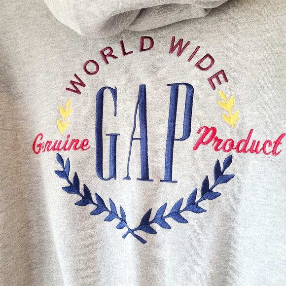 Gap Jacket Womens Medium Reversible Hooded Full Zip Quilted Bomber Green Gray‎ - Picture 3 of 10